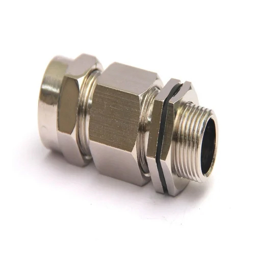 25 Mm Silver Mild Steel Cable Gland - Feature: Flameproof