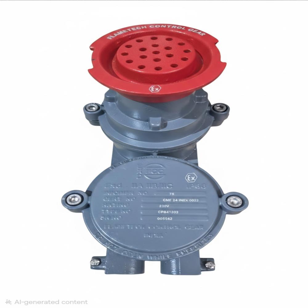 200 V Flameproof Flp Hooter - Raw Material: Aluminium