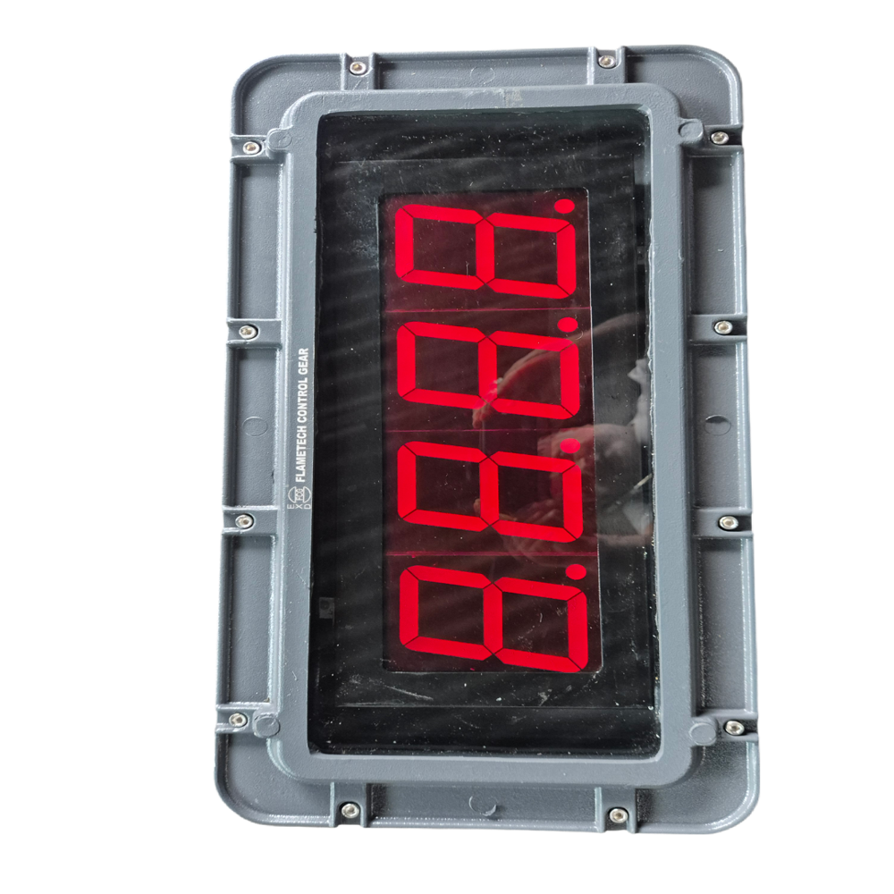 Flameproof Digital Clock - Raw Material: Aluminium