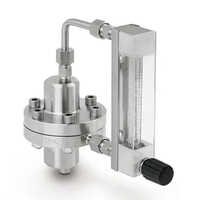 Purge Glass Tube Rotameter - Color: Sliver
