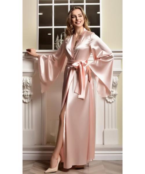 Girls Designer nighty with robe women's 2 pic night dresses set super Lace soft comfortable