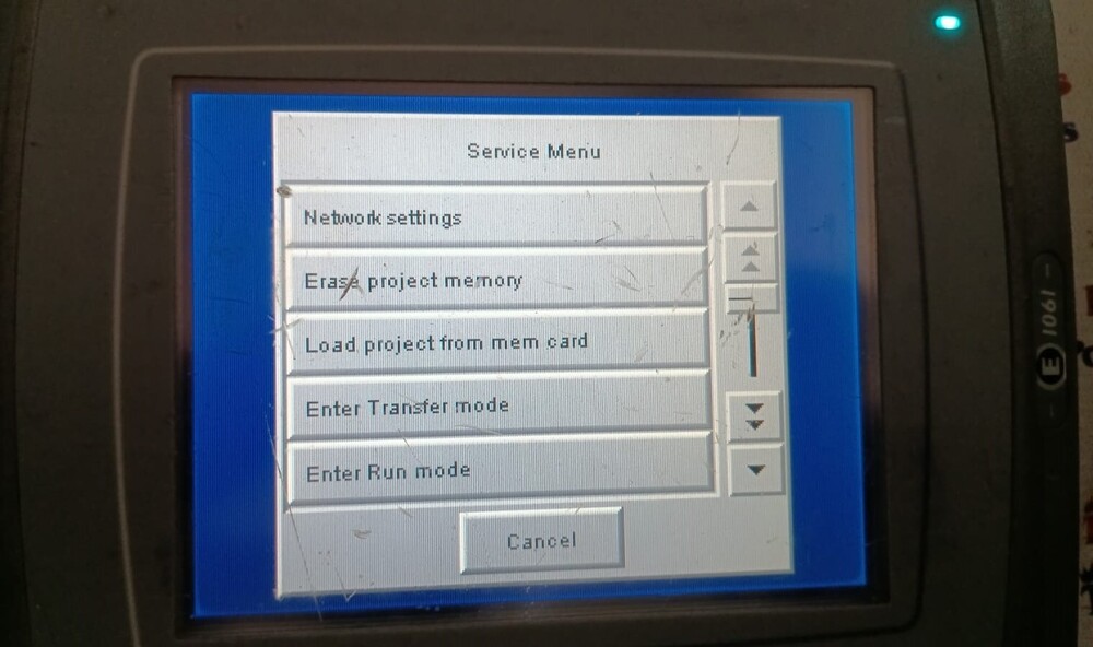 MITSUBISHI E1061 (TYPE:- 07907C) HMI