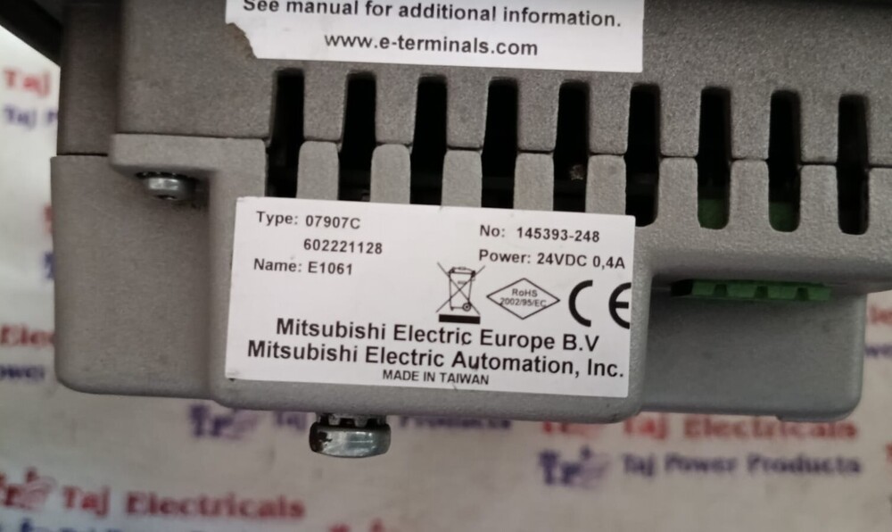 MITSUBISHI E1061 (TYPE:- 07907C) HMI