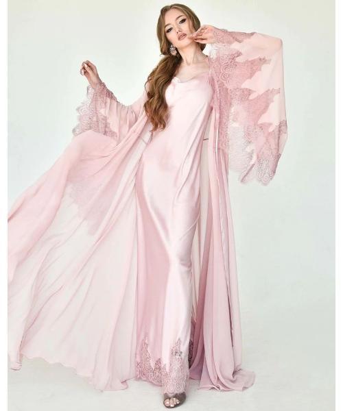 Women 2 pic nighty with robe pack of 2 set Soft comfortable