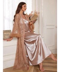 Women 2 pic nighty with robe pack of 2 set Soft comfortable