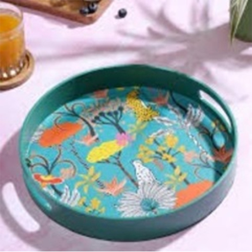 Round Tray - Color: Multi Color