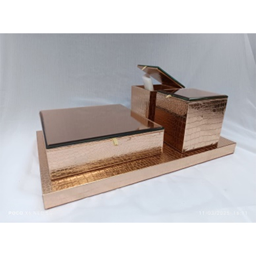 Rose Gold  2 Jar 1 Box & Tray