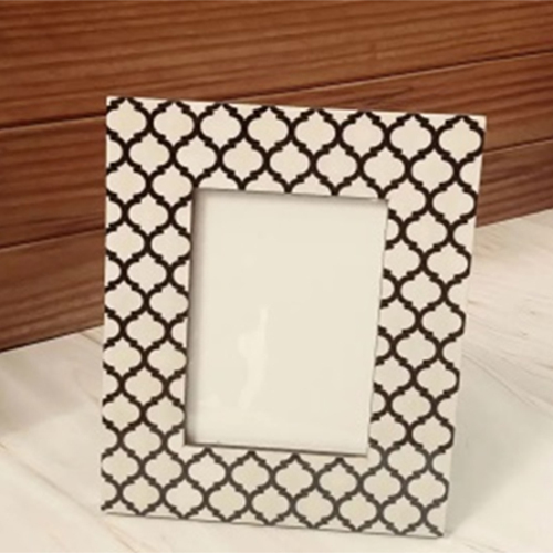 Wooden Photo Frame Tabletop Or Wall Mounting Display 4 By 6 Pictures For Paintings - Color: Brown