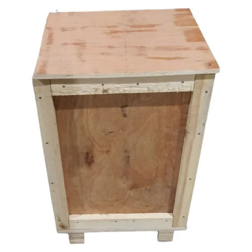 Plywood Industrial Packaging Box - Color: Brown