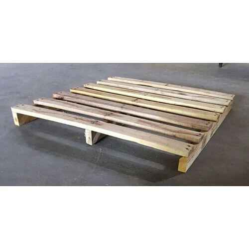 Two Way Plywood Pallet - Color: Brown