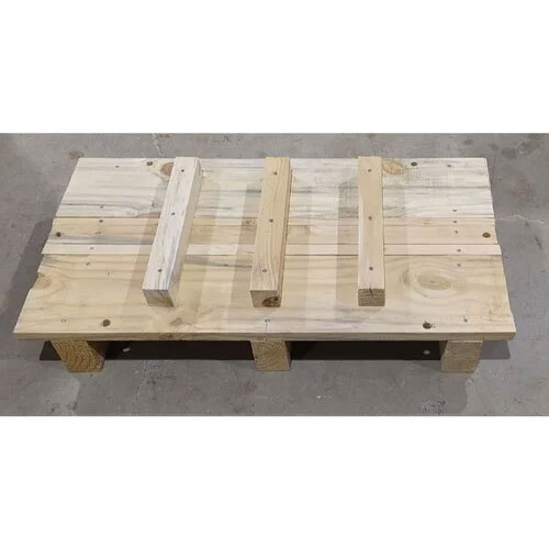 Two Way Rubber Heat Treated Wood Pallet