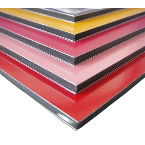 Acp Panel Sheet - Aluminum Thickness: 0.6 Millimeter (Mm)