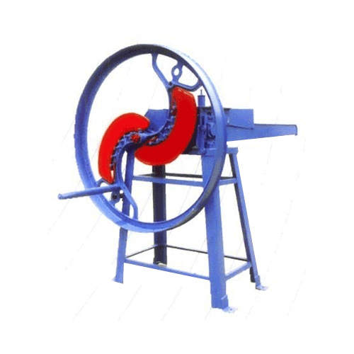 Hand Operated Chaff Cutter Machine - Color: Blue