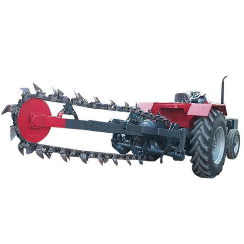 Trench Digger Machine - Color: Red & Black