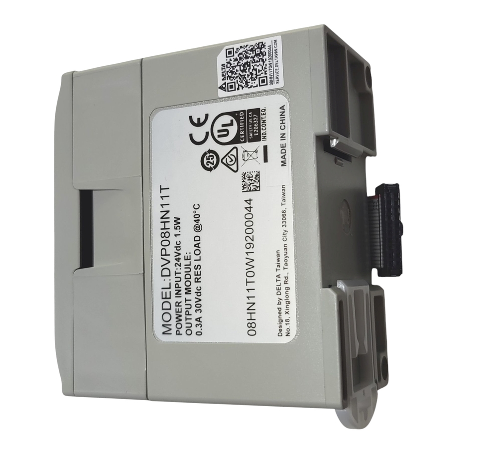 Delta Plc Dvp08hn11t - 24vdc Power Input, 1.5w Output Module, 0.3a, 30vdc | Reliable Automation Control Solutions