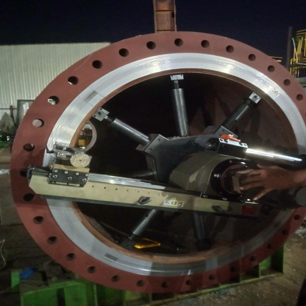 Portable Flange Facing Machine - Capacity: 30-80 Kg/hr Kg/hr
