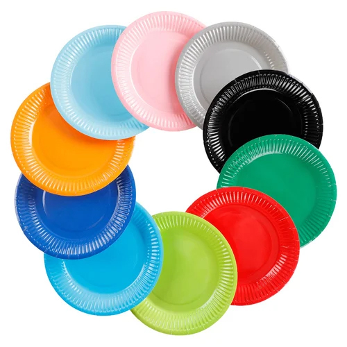 Plain Paper Plate - Color: Any Color