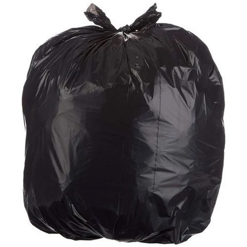 12 किलोग्राम LDPE काले डिस्पोजेबल कचरा बैग