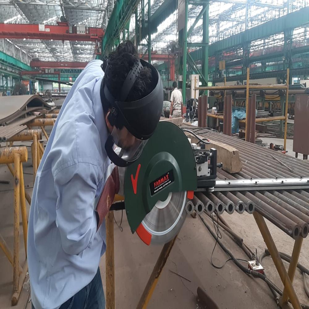 Cutmaster Boiler Panel Cutting Machine - Color: White