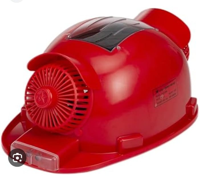 Safety Helmet With Solarfan