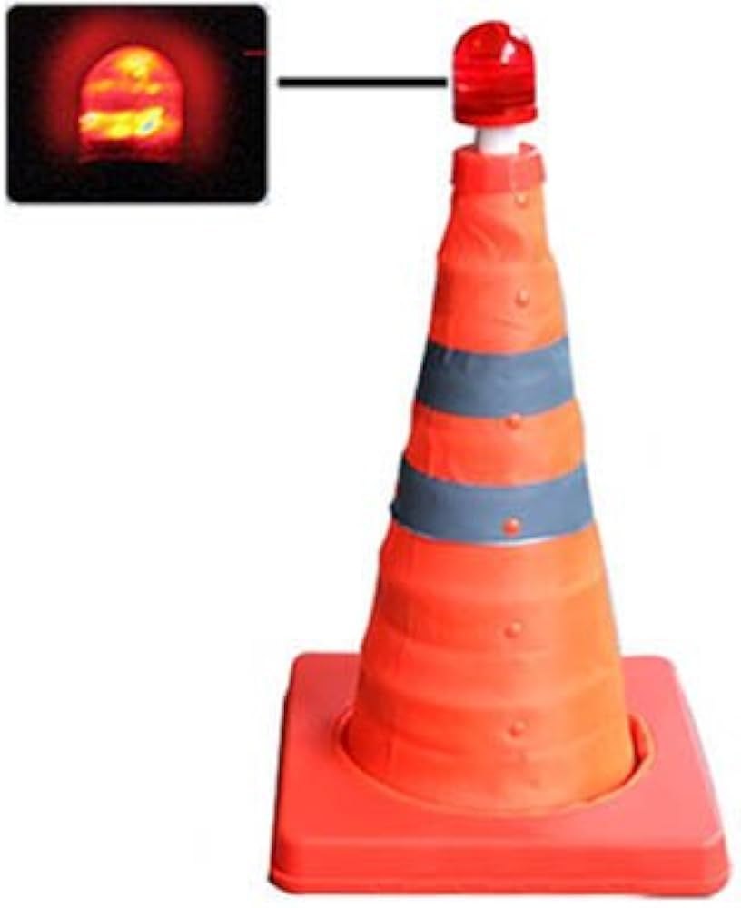 Traffic Cone With 1 Light