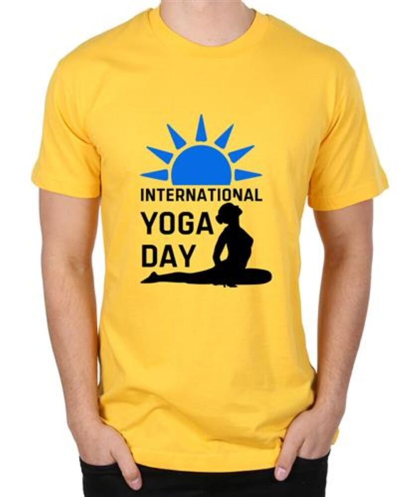 Printed Yoga t shirt