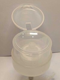 24MM WHITE PRESS DOWN AND PUSH DOWN DISPENSER PUMP
