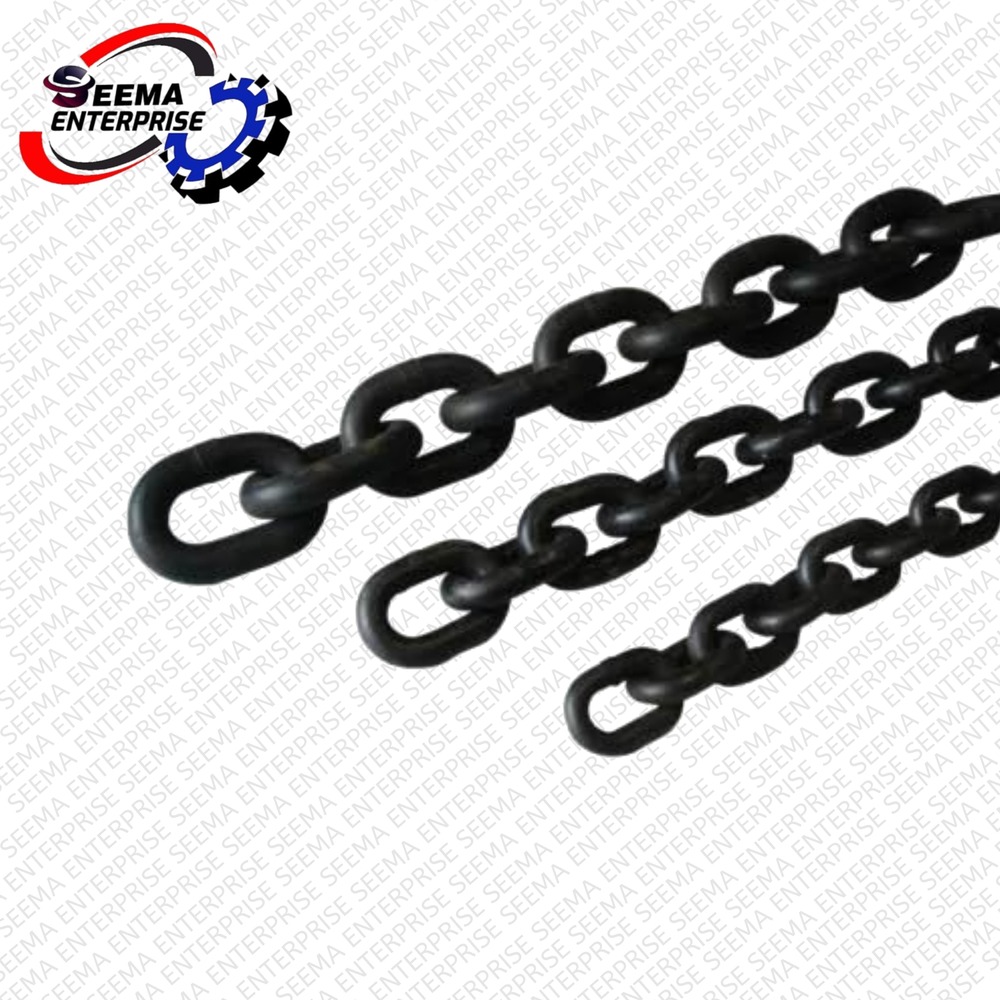 Mild Steel Chain - Color: Black