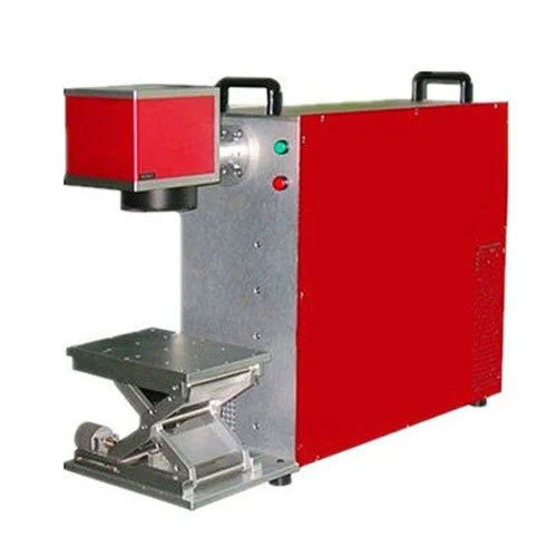 Fiber Laser Hallmarking Machine - Color: Red