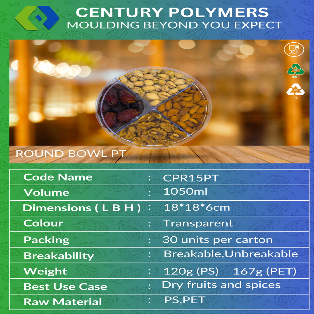 ROUND BOWL PT (CPR15PT)
