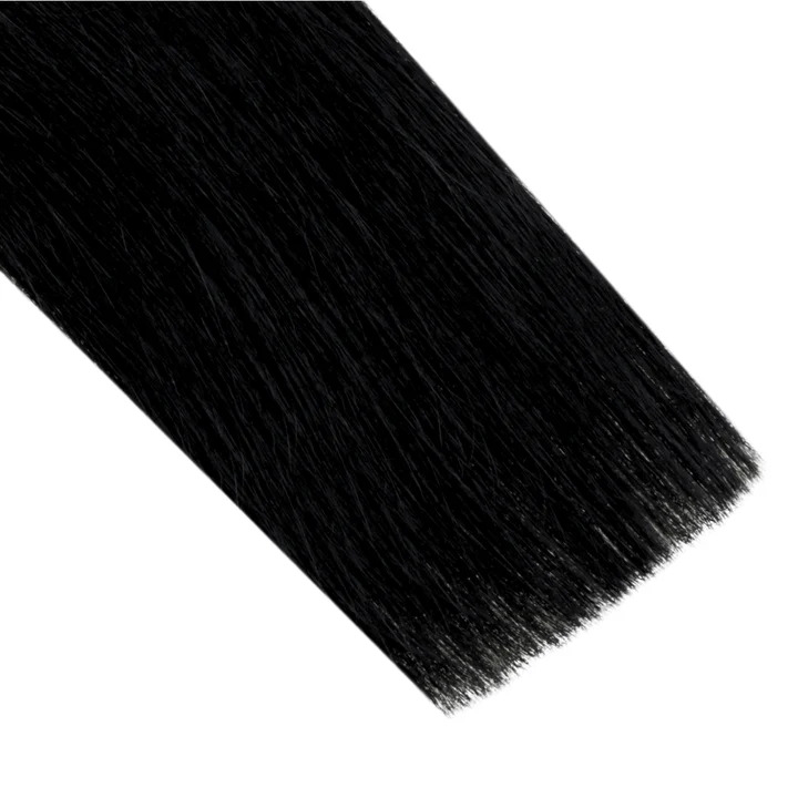 Virgin Hair Jet Black Weft Hair Extensions Human Hair Bundles