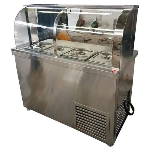 Stainless Steel Ice Cream Display Counter