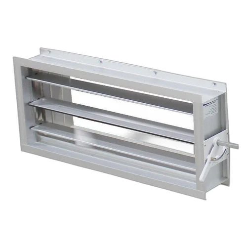 Volume Control Damper - Color: Silver