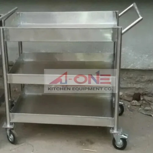 Industrial Utility Trolley - Color: Silver