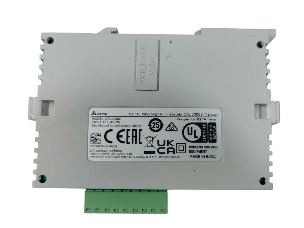 Delta Temperatur Controller Dtc2000c - Compact Type, 24v 3w, Rs-485 Output | Efficient Temperature Regulation For Industrial Applications