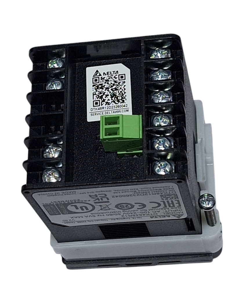 Delta Temperatur Controller Dtk4848r12 - Ac 100-240v, 50/60hz, 5va Max, Rs-485 Communication, Relay Output With Dual Alarm Outputs