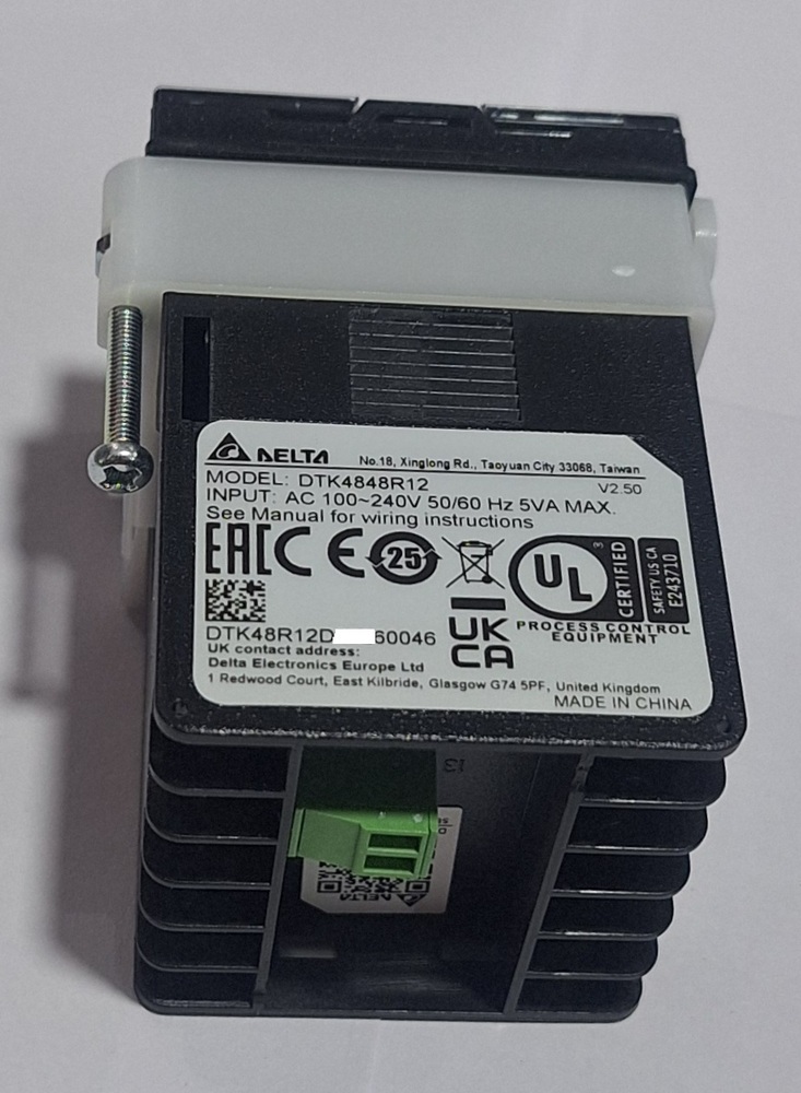 Delta Temperatur Controller Dtk4848r12 - Ac 100-240v, 50/60hz, 5va Max, Rs-485 Communication, Relay Output With Dual Alarm Outputs