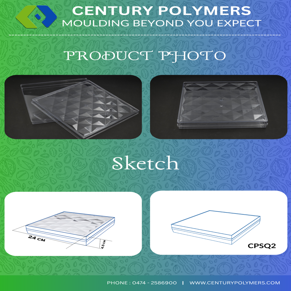 Square Dmd 25 Cavity (Cpsq2) - Capacity: 1840 Milliliter (Ml)