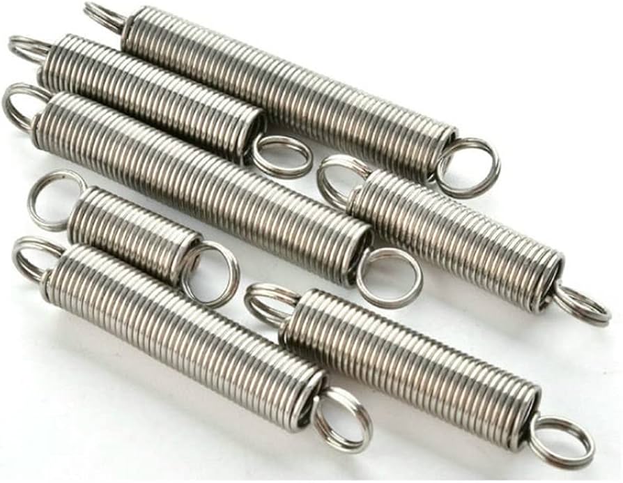 Helical Small Extenssion Spring - Color: Silver