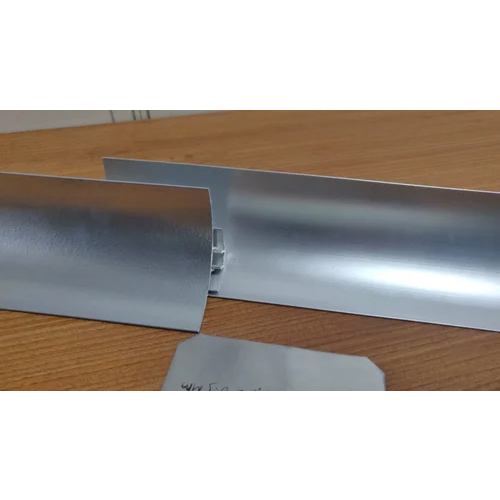 Aluminium Powder Coated Coving - Color: Silver