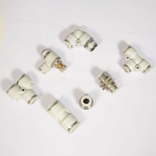 Pneumatic Tube Fitting - Color: White