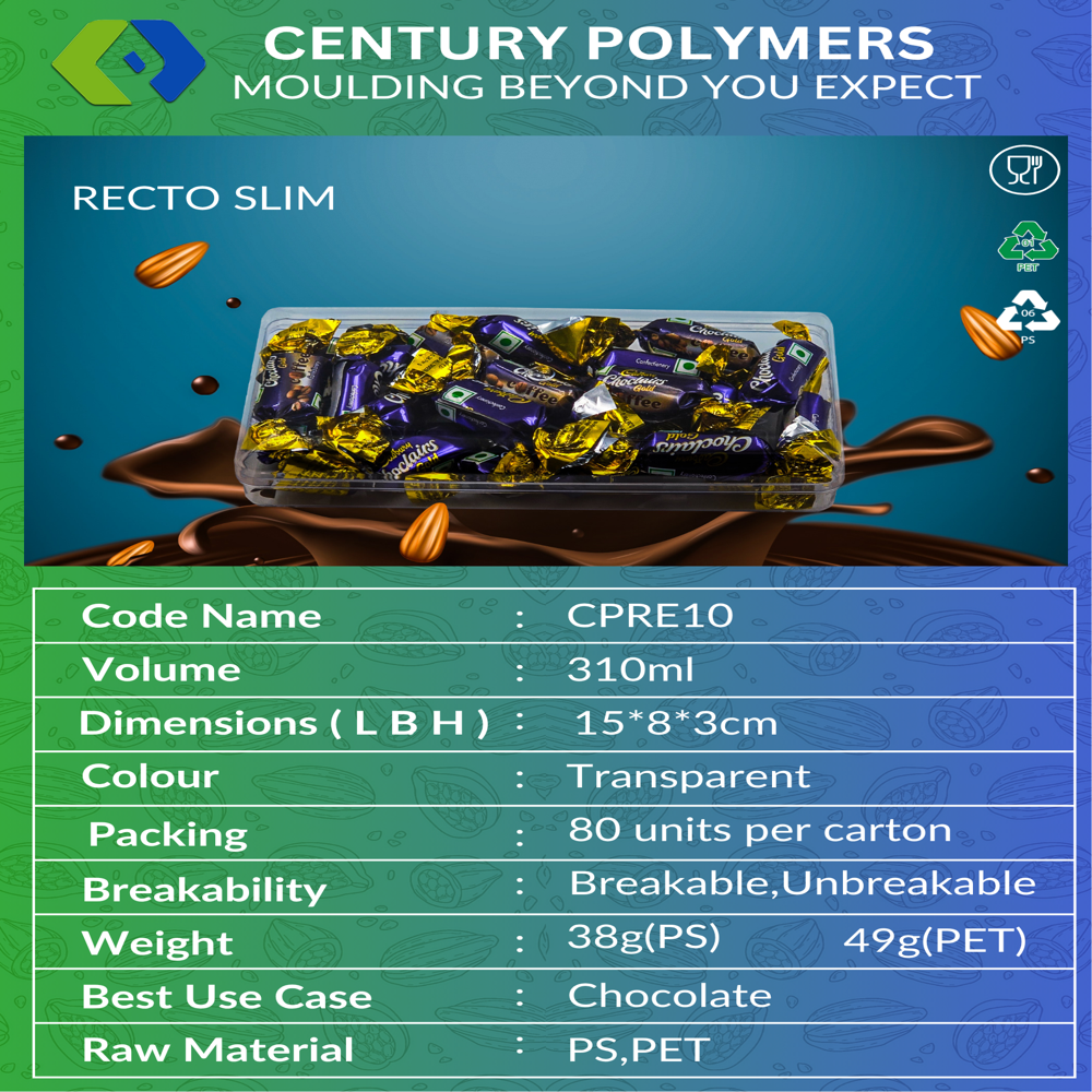 Recto Slim (Cpre10) - Capacity: 310 Milliliter (Ml)