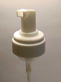 40mm White Foam Pump - High-quality Plastic, 40mm Neck Diameter, Clean Aesthetic | Precise Dispensing, Convenient Use, Uniform Foam Spray
