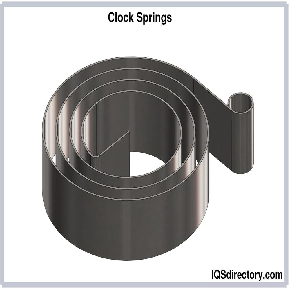 Helcal Heavy Duty Clock Spring - Color: Black