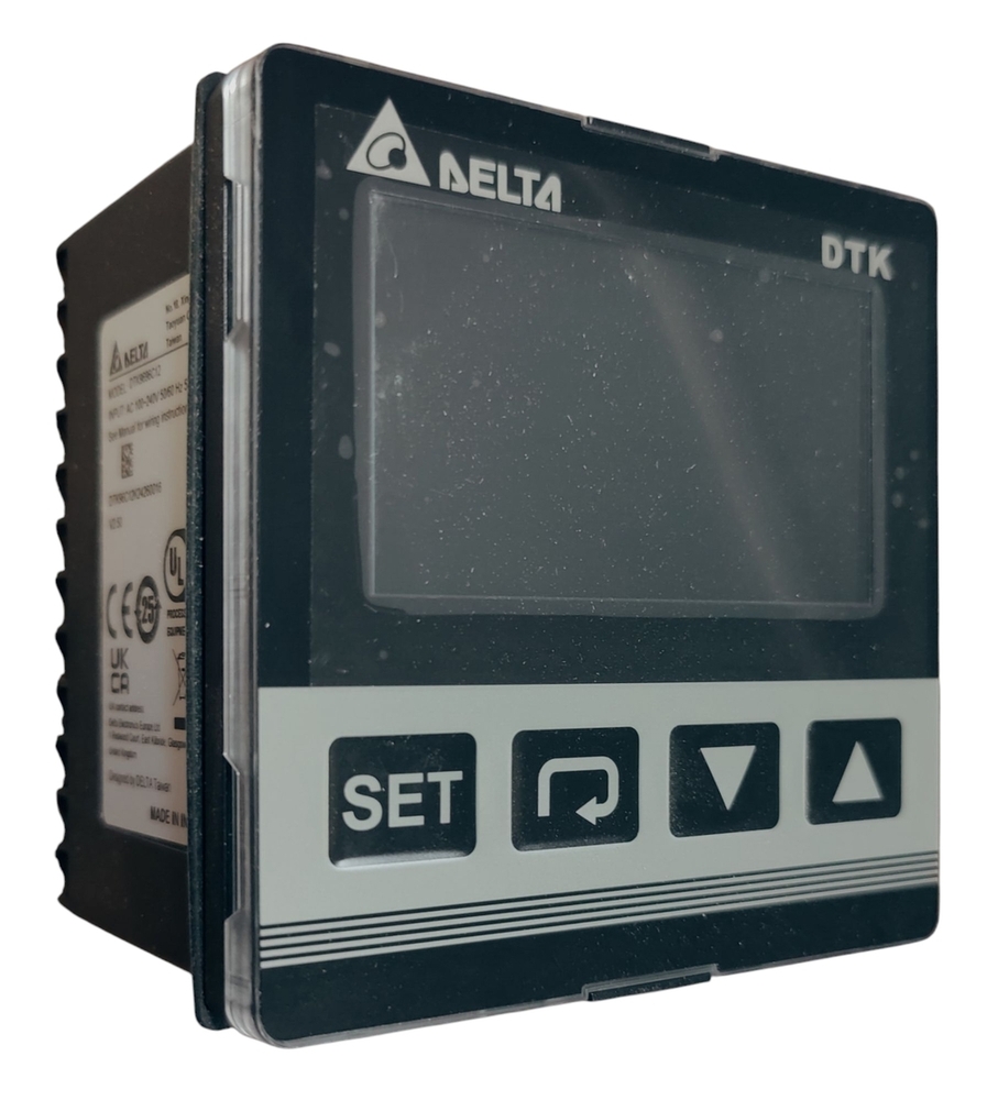 Delta Temperatur Controller Dtk9696c12 - Input Ac 100-240v, 50/60hz, 5va Max | Features Rs-485, Dc Current Output, 2 Alarm Outputs