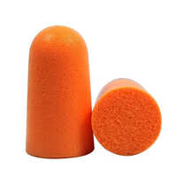 Disposable Uncorded 1100 Ear Plug - Color: Orange
