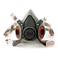 6200 Half Face Mask Respirator - Color: Grey