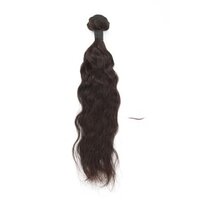 Machine Weft Human Hair Bundle, Length 28 Inches Long, 100% Human Hair, Natural Black Wavy
