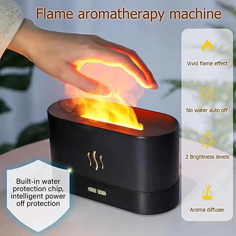 Flame Humidifier - Capacity: 200a  300 Milliliter (Ml)