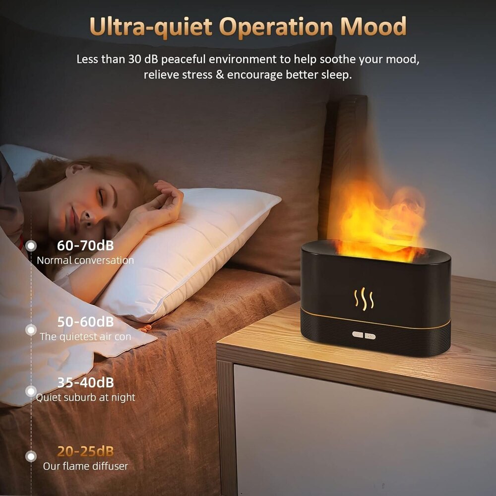 Flame Humidifier - Capacity: 200a  300 Milliliter (Ml)